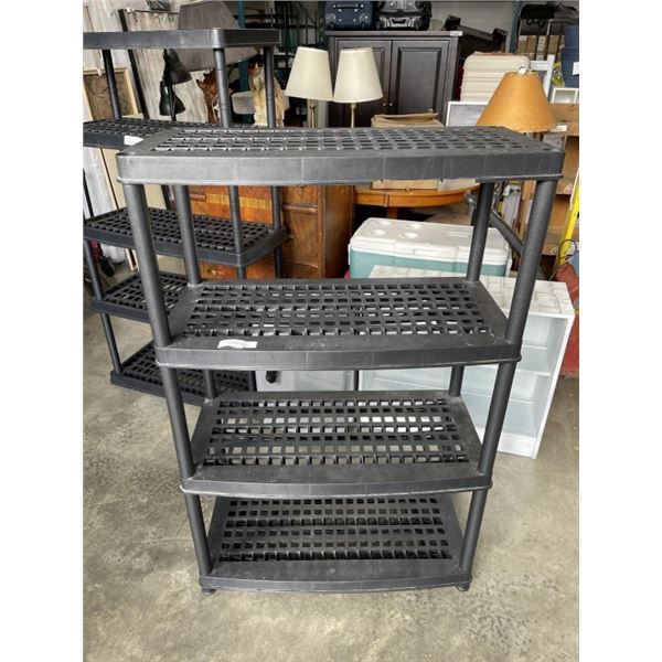 PLASTIC STORAGE SHELF
