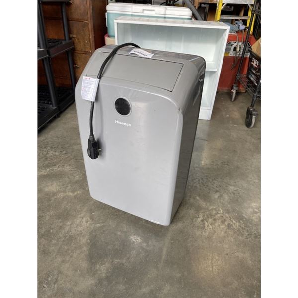 HISENSE 12K BTU PORTABLE AIR CONDITIONER, NO ACCESSORIES