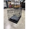 Image 3 : WIRE FOLDING DOG CRATE 30 INCH X 20 X 20