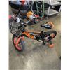 Image 1 : BLACK AND ORANGE KIDS BIKE