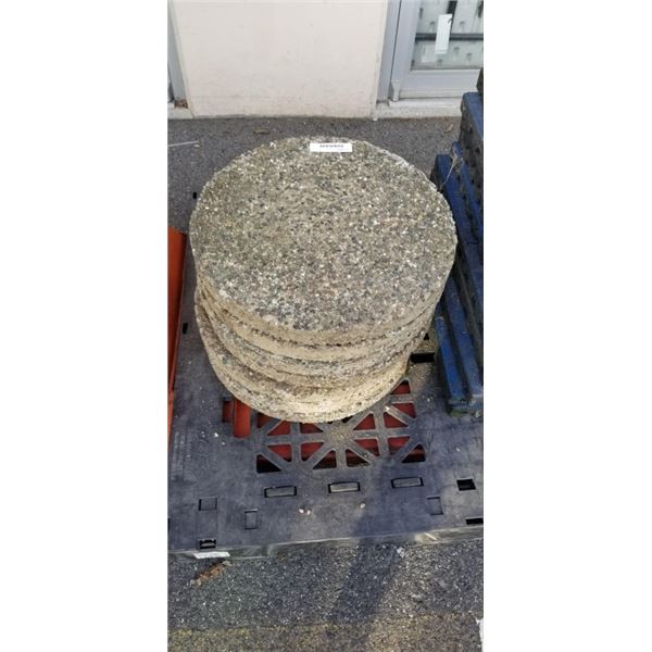 7  20" ROUND PAVER STONES