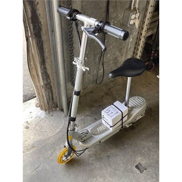 ELECTRIC 24V SCOOTER W/ EXTRA BATTERIES, NO CHARGER