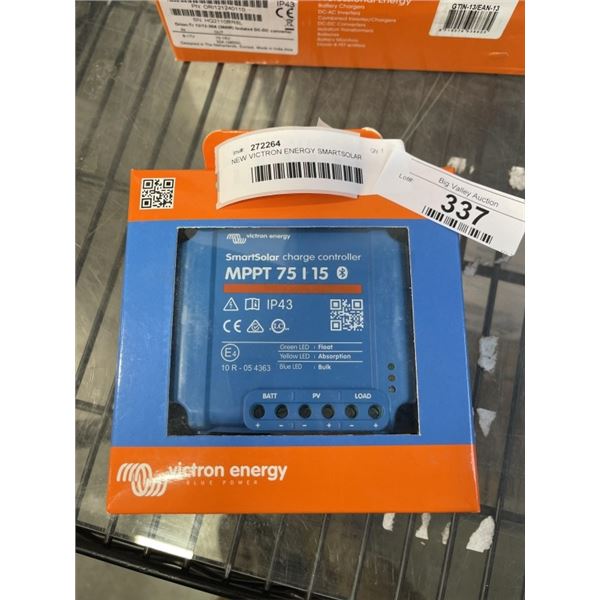 NEW VICTRON ENERGY SMARTSOLAR CHARGE CONTROLLER MPPT 75 / 15 BLUETOOTH ENABLED