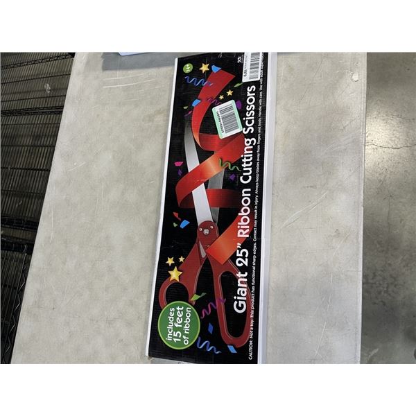 GIANT 25 INCH RIBBON CUTTING SCISSORS