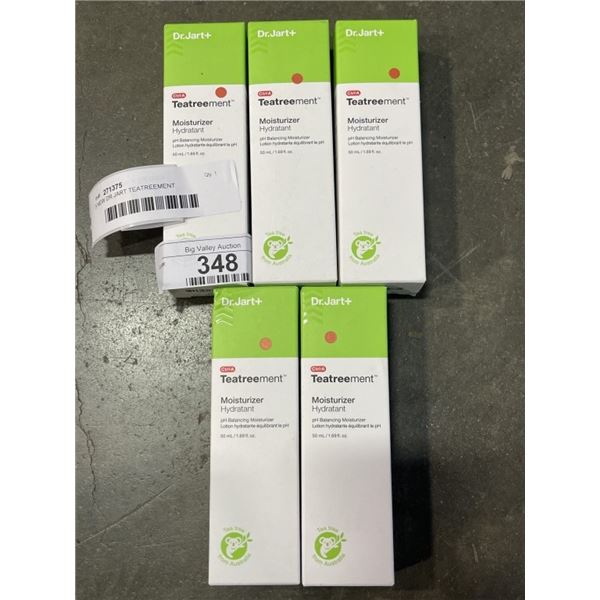 5 NEW DR.JART TEATREEMENT MOISTURIZER HYDRATANT PH BALANCING MOISTURIZER LOTION, 2026 EXP