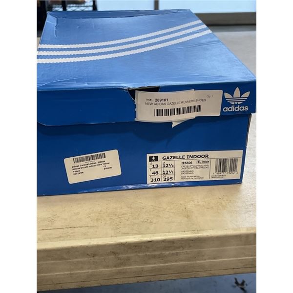 NEW ADIDAS GAZELLE RUNNERS SHOES SIZE MENS  13