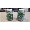 Image 1 : 2 LARGE JARS OF MARBLES