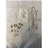 Image 1 : CLOTH BAG OF SILVER JEWELRY SOME MARKED