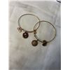 Image 1 : 2 VINTAGE ENERGY CHARMS BANGLE, ADJUSTABLE SIZES