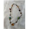 Image 1 : VINTAGE VENETIAN GLASS AND OTHERS CHOKER NECKLACE 16" LENGTH