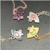 Image 3 : NEW FOUR-PIECE BEST FRIENDS NECKLACE SET