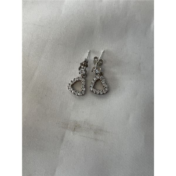 VINTAGE PAIR OF 925 STERLING DANGLE EARRINGS