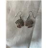 Image 1 : PAIR OF STERLING SILVER FAMILY TREE EARRINGS MARKED DE 925 MEXICO