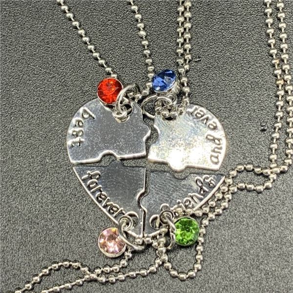 NEW FOUR-PIECE BEST FRIENDS NECKLACE SET