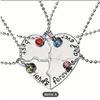Image 4 : NEW FOUR-PIECE BEST FRIENDS NECKLACE SET