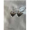 Image 1 : VINTAGE DENMARK STERLING SILVER SCREW ON EARRINGS MARKED MEKA STERLING DENMARK