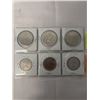 Image 2 : 3 CANADIAN DOLLAR COINS 1982 CONSTITUTION, 1983, 1984 PLUS 50 CENT COINS