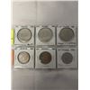 Image 3 : 3 CANADIAN DOLLAR COINS 1982 CONSTITUTION, 1983, 1984 PLUS 50 CENT COINS