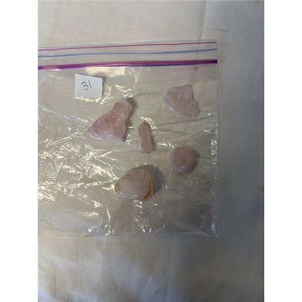 ROSE QUARTZ TUMBLED AND RAW
