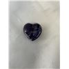 Image 3 : AMETHYST HEART AND TIGERS EYE HEART, $20 EACH