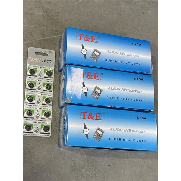 3 BOXES OF NEW WATCH BATTERIES
