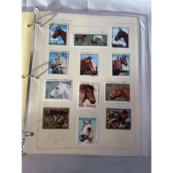 120 HORSE STAMPS