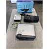 Image 1 : OPTOMA DLP PROJECTOR, TP LINK WIRELESS ROUTER AND 2 ALARM CLOCK RADIOS