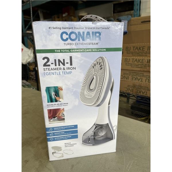CONAIR 2 IN 1 STEAMER AND IRON