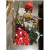 Image 1 : BOX OF CHRISTMAS DECOR
