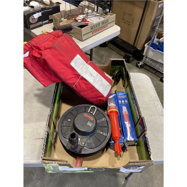 SCOTTY DOWNRIGGER, LIFE VEST, BEACON