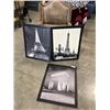 Image 1 : 3 FRAMED PICTURES