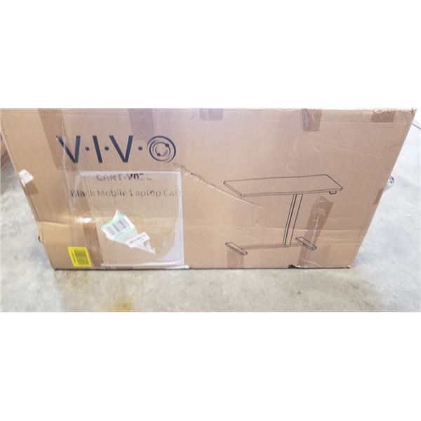 VIVO GREY / BLACK DESK RISER