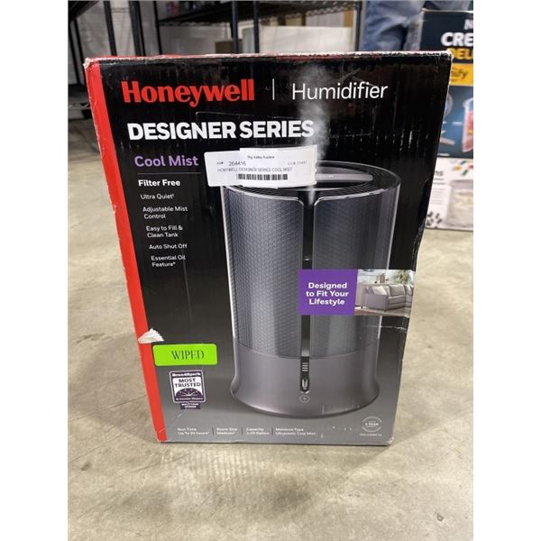HONYWELL DESIGNER SERIES COOL MIST ULTRASONIC HUMIDIFIER - TESTED WORKING, RETAIL $109