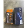 Image 1 : 2 NEW FLASHLIGHTS - LED MULTIFUNCTIONAL LIGHT AND SUPERFIRE TH04, RETAIL $40 EACH