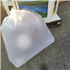 Image 3 : 50 NEW 42 GALLON TRANSLUCENT GARBAGE BAGS APPROX 4FT LONG