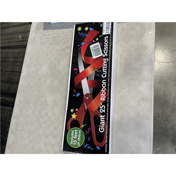 GIANT 25 INCH RIBBON CUTTING SCISSORS