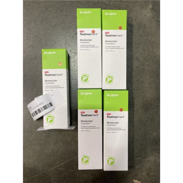 5 NEW DR.JART TEATREEMENT MOISTURIZER HYDRATANT PH BALANCING MOISTURIZER LOTION, 2026 EXP