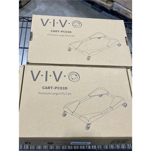2 VIVO PREMIUM LARTGE CPU CARTS