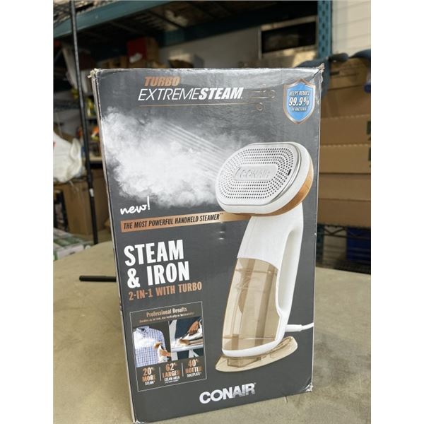 CONAIR 2 IN 1 STEAMER AND IRON