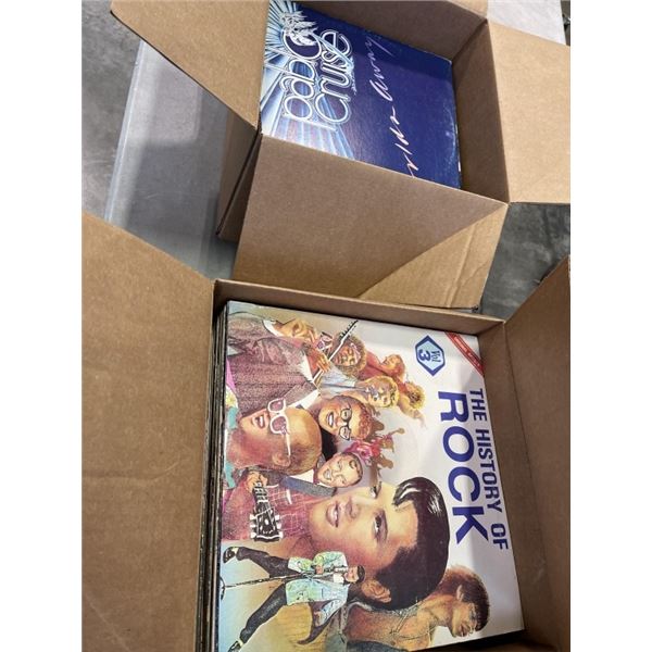 2 BOXES OF ASSORTED RECORDS, MAINLY COUNTRY