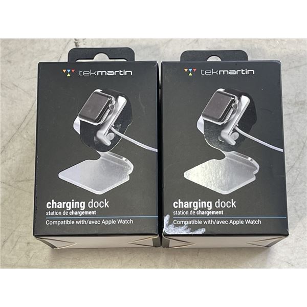2 TECMARTIN SAMSUNG APPLE WATCH CHARGING DOCKS