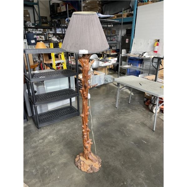 HAND MADE DRIFTWOOD FLOOR LAMP
