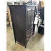 Image 3 : MODERN SOLID WOOD DARK FINISH WARDROBE