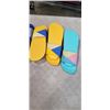 Image 3 : 6 NEW PAIRS OF SLIDE SANDALS, SIZES 40-41 AND 44-45