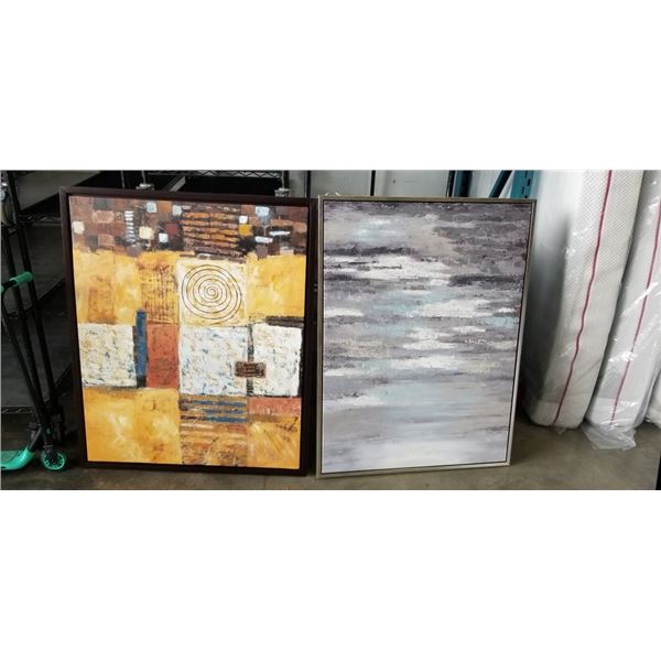 2 DECORATIVE ARTWORKS, 36 X 48 INCH