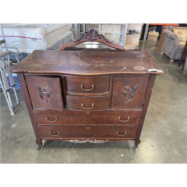 ANTIQUE SERVING CABINET