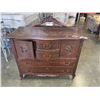 Image 1 : ANTIQUE SERVING CABINET