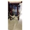 Image 3 : WOOD FRAME SWIVEL BAR STOOL