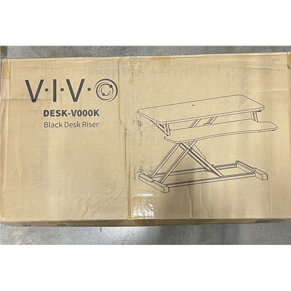 VIVO BLACK DESK RISER