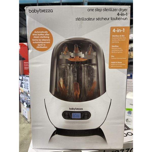 BABY BREZZA STERI-DRY STEAM STERILIZER - TESTED WORKING, RETAIL $119